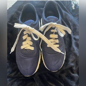 Prada nylon navy runners